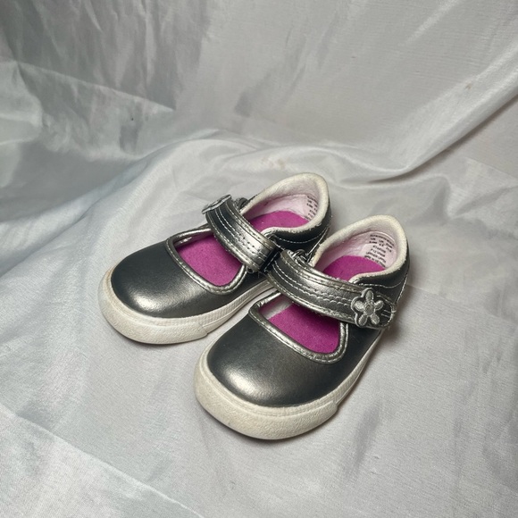 Keds Silver Pink Sneakers with Sporty Design Size 5 - Picture 4 of 8